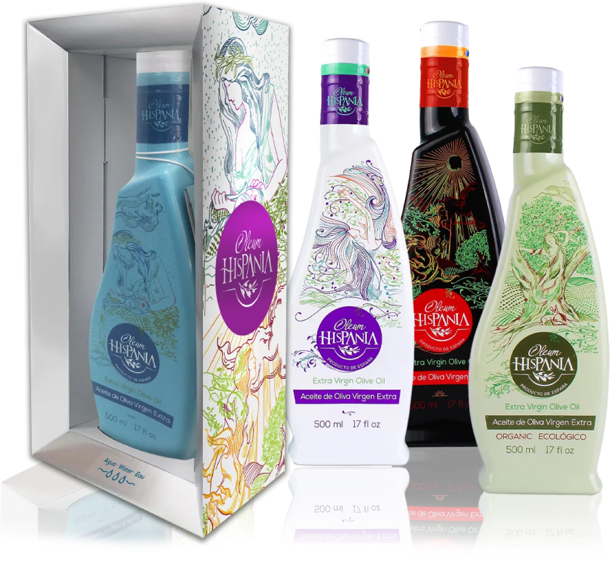 Designové lahve Oleum Hispania